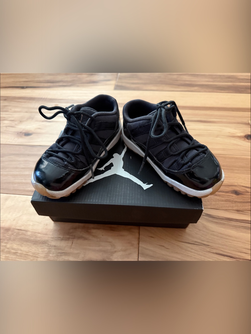 Black Kids Athletic Sneakers - Classic High-Top Size 8c